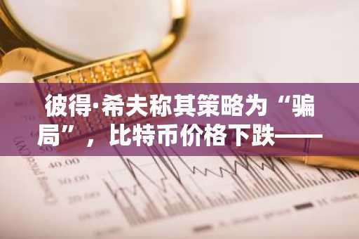 彼得·希夫称其策略为“骗局”,比特币价格下跌——赛勒暗示将再次买入比特币