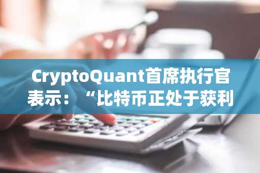 CryptoQuant首席执行官表示:“比特币正处于获利回吐阶段”。