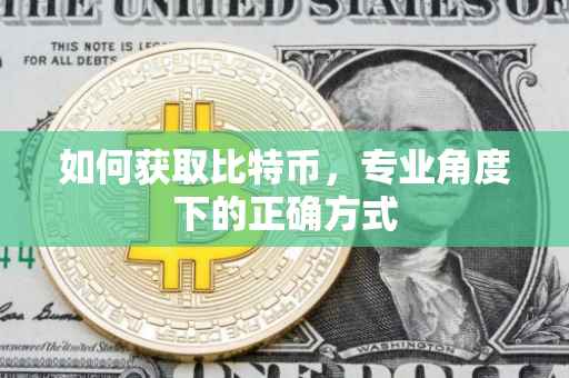 如何获取比特币,专业角度下的正确方式