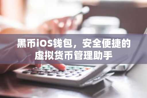 黑币iOS钱包，安全便捷的虚拟货币管理助手