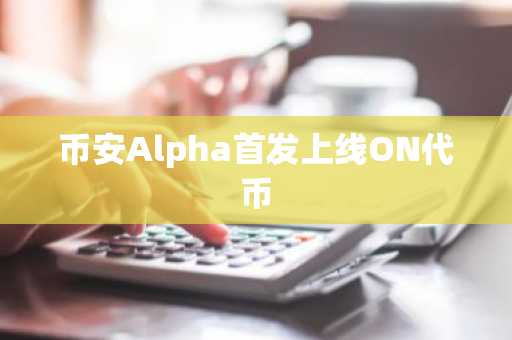 币安Alpha首发上线ON代币