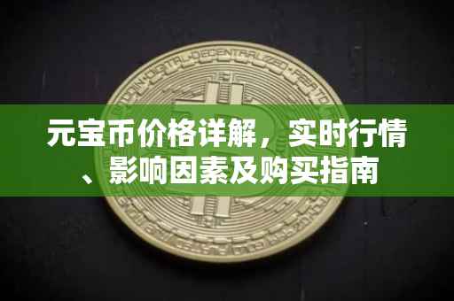 元宝币价格详解,实时行情、影响因素及购买指南