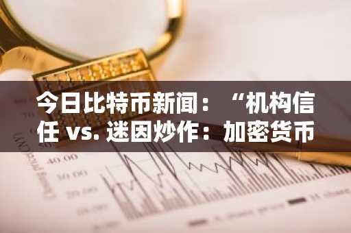 今日比特币新闻：“机构信任 vs. 迷因炒作：加密货币11万美元的十字路口”