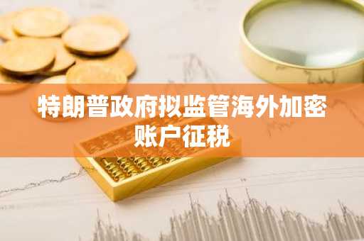 特朗普政府拟监管海外加密账户征税