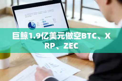 巨鲸1.9亿美元做空BTC、XRP、ZEC