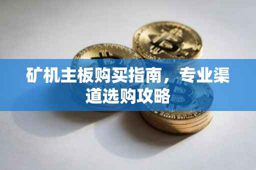 矿机主板购买指南,专业渠道选购攻略