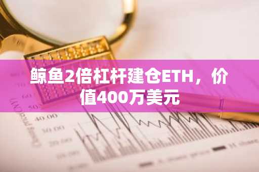 鲸鱼2倍杠杆建仓ETH,价值400万美元