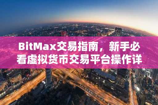 BitMax交易指南，新手必看虚拟货币交易平台操作详解