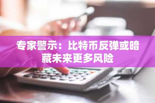 专家警示：比特币反弹或暗藏未来更多风险