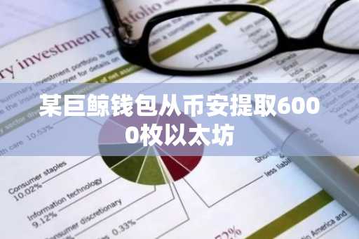 某巨鲸钱包从币安提取6000枚以太坊