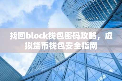 找回block钱包密码攻略，虚拟货币钱包安全指南