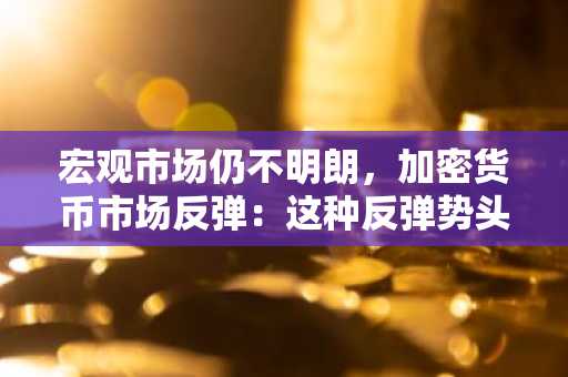 宏观市场仍不明朗，加密货币市场反弹：这种反弹势头能否持续？