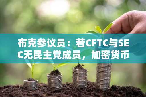 布克参议员：若CFTC与SEC无民主党成员，加密货币法案通过希望渺茫