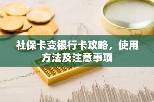 社保卡变银行卡攻略，使用方法及注意事项