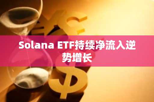 Solana ETF持续净流入逆势增长