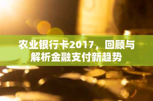 农业银行卡2017，回顾与解析金融支付新趋势