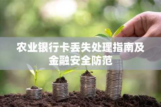 农业银行卡丢失处理指南及金融安全防范