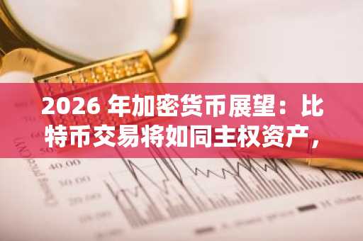 2026 年加密货币展望:比特币交易将如同主权资产,而山寨币则如同仙股。