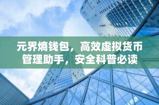 元界熵钱包，高效虚拟货币管理助手，安全科普必读