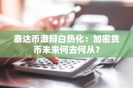泰达币激辩白热化：加密货币未来何去何从？