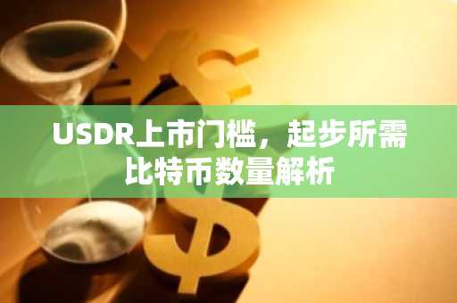 USDR上市门槛，起步所需比特币数量解析