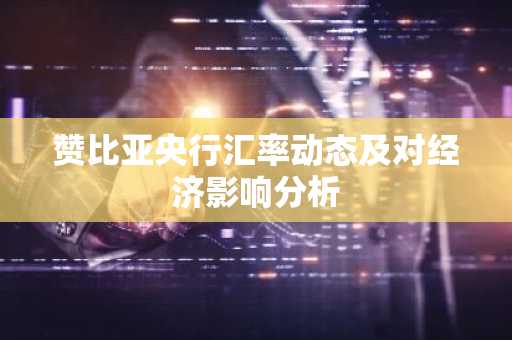 赞比亚央行汇率动态及对经济影响分析