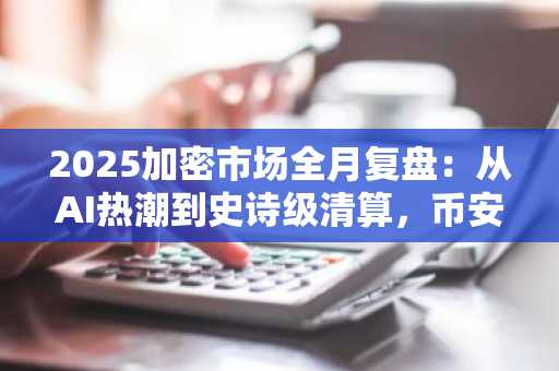 2025加密市场全月复盘:从AI热潮到史诗级清算,币安APP下载入口助你把握行情