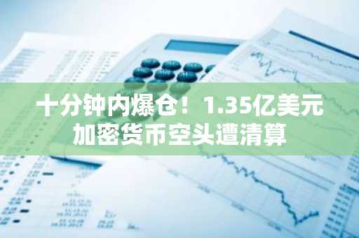 十分钟内爆仓！1.35亿美元加密货币空头遭清算