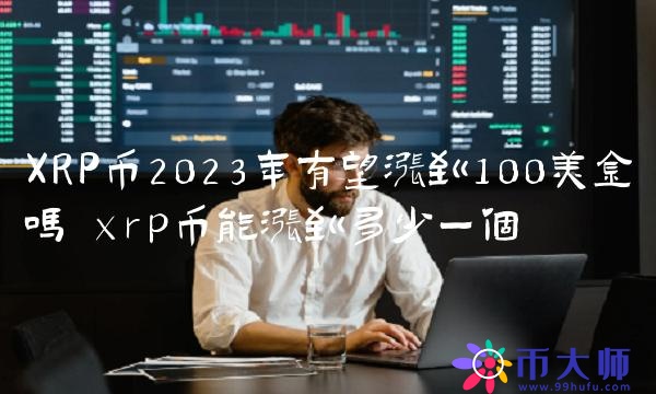 XRP币2023年有望涨到100美金吗