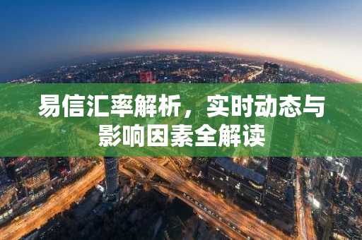 易信汇率解析，实时动态与影响因素全解读
