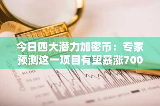 今日四大潜力加密币：专家预测这一项目有望暴涨700倍！