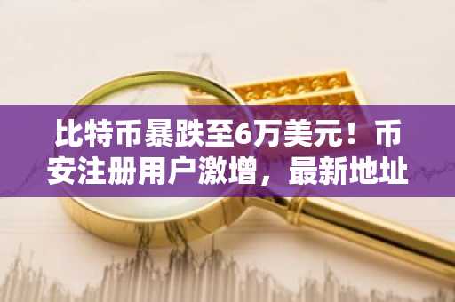比特币暴跌至6万美元！币安注册用户激增，最新地址已开放