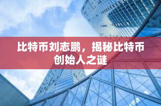 比特币刘志鹏,揭秘比特币创始人之谜