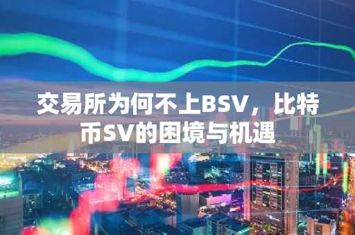 交易所为何不上BSV,比特币SV的困境与机遇