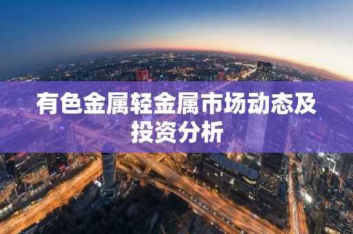 有色金属轻金属市场动态及投资分析
