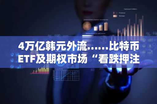 4万亿韩元外流……比特币ETF及期权市场“看跌押注”加速