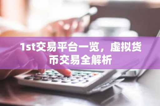 1st交易平台一览，虚拟货币交易全解析