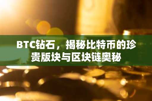 BTC钻石，揭秘比特币的珍贵版块与区块链奥秘