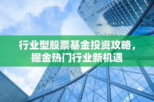 行业型股票基金投资攻略，掘金热门行业新机遇