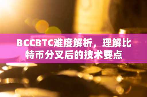 BCCBTC难度解析，理解比特币分叉后的技术要点