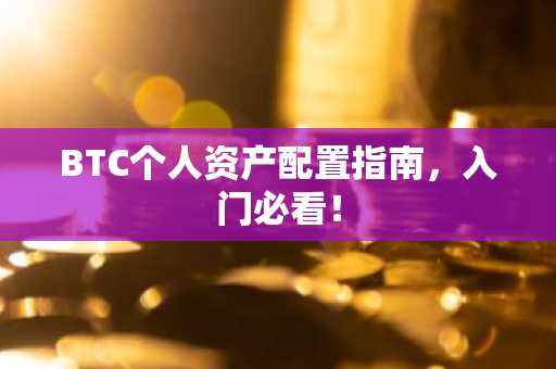 BTC个人资产配置指南，入门必看！