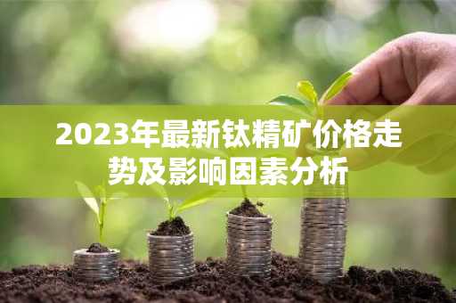 2023年最新钛精矿价格走势及影响因素分析