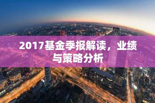 2017基金季报解读，业绩与策略分析