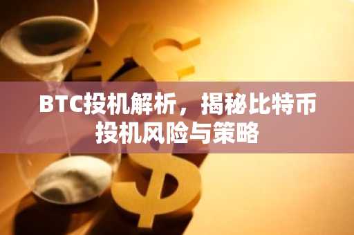 BTC投机解析，揭秘比特币投机风险与策略