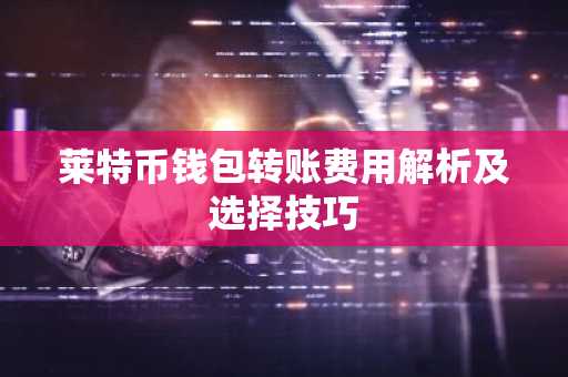 莱特币钱包转账费用解析及选择技巧