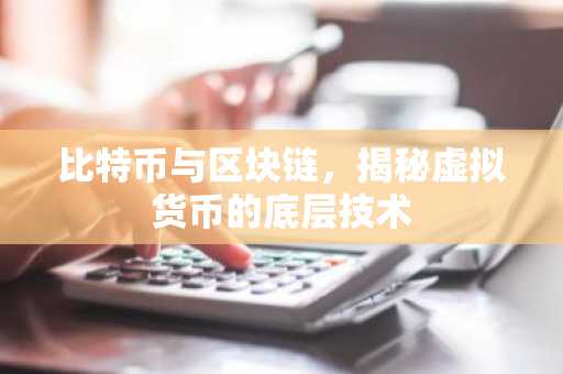 比特币与区块链，揭秘虚拟货币的底层技术