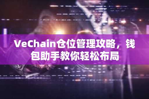 VeChain仓位管理攻略，钱包助手教你轻松布局