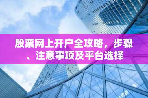 股票网上开户全攻略，步骤、注意事项及平台选择