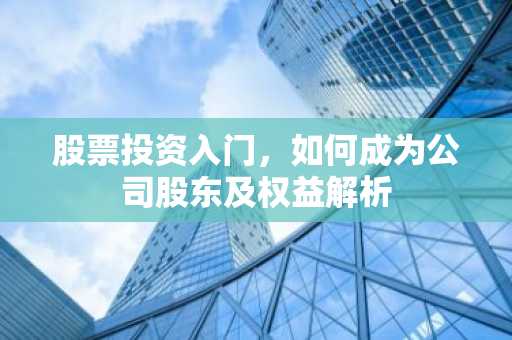 股票投资入门，如何成为公司股东及权益解析
